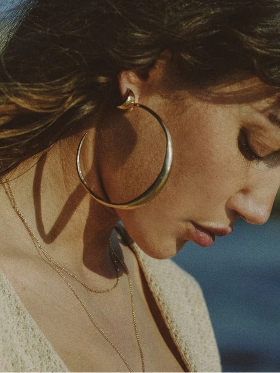 Catori life Jewelry - Catori Life Cleo Hoops Bronze